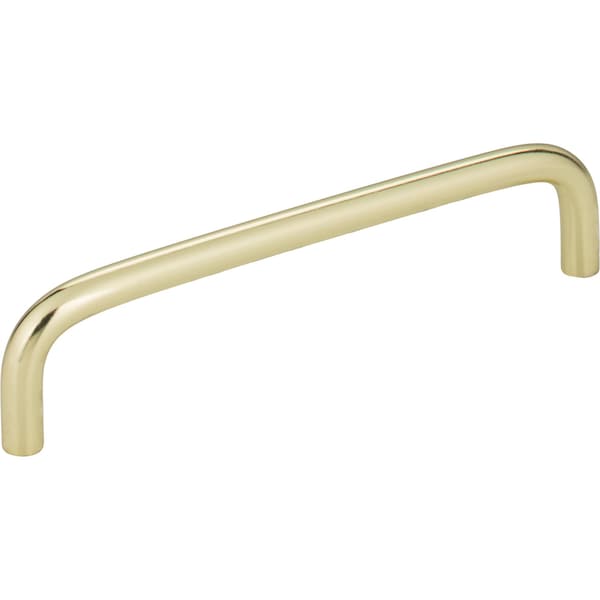 Elements 128 mm Center-to-Center Polished Brass Torino Cabinet Wire Pull S271-128PB - main